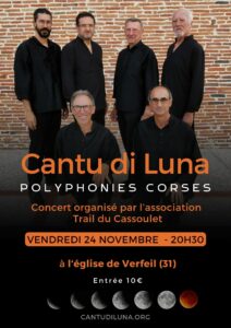 Concert à l’église de Verfeil (31) – 24 novembre 2023